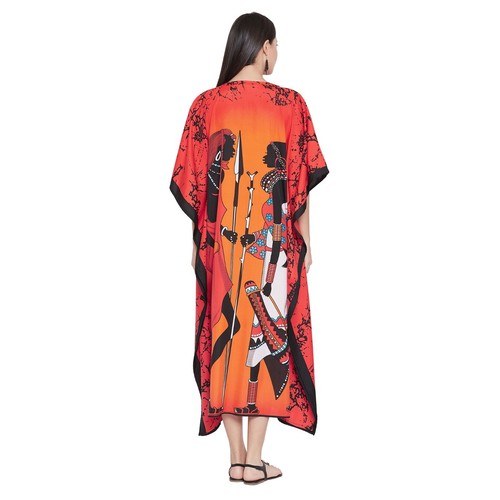 Women Plus Size Kaftan Boho Maxi Dress Night Gown Women's Sleeve Vintage Caftan - Picture 142 of 792