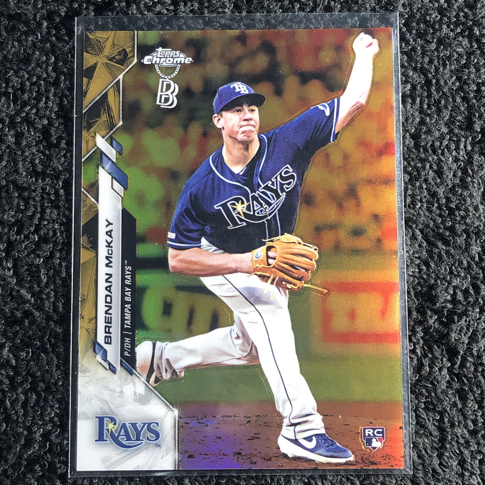 2020 TOPPS CHROME BEN BALLER BRENDAN MCKAY GOLD REFRACTOR ROOKIE RC 09/50