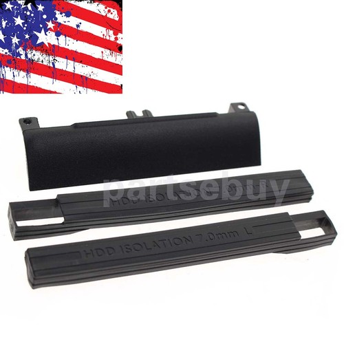 Hard Drive Caddy Cover + Isolation Rubber Rail Dell Latitude E6330 E6430 E6530 - Afbeelding 2 van 8