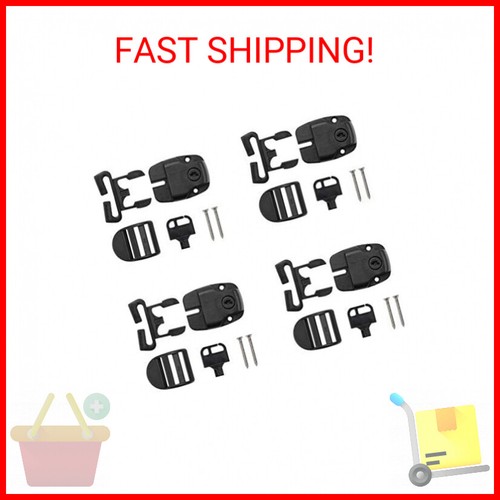 4 Pack Spa Tub Cover Clip Replace Latches Clip Lock Kit for Spa Hot Tub Cover, S