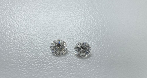 Pair Diamonds | SHAPE - Round | SIZE 0.25ct each | COLOR F | CLARITY - VS1 - Picture 8 of 8
