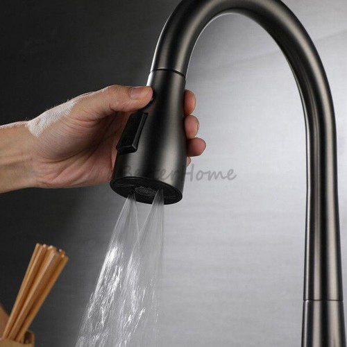 Moderne Küchen Spültisch Ausziehbar Wasserhahn Einhand Loch Schwenkauslauf Mischbatterie - Bild 3 von 7
