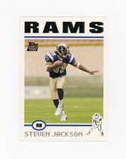 STEVEN JACKSON 2004 Topps Rc #325 St. Louis Rams JM