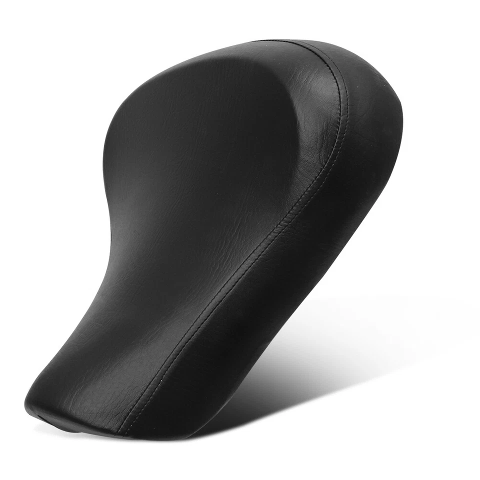 Black Front Driver Rider Solo Seat for Harley Sportster XL 883 1200 1983-2003 — 第 3/4 张图片