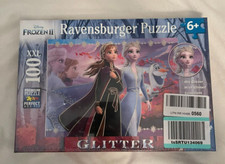 Ravensburger 12868 Disney Frozen 2 Strong SistersGlitter 100Pc Puzzle New