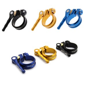 MTB Road Bike Seatpost Clamp Seat Post Clip Quick Release 31.8mm 34.9mm