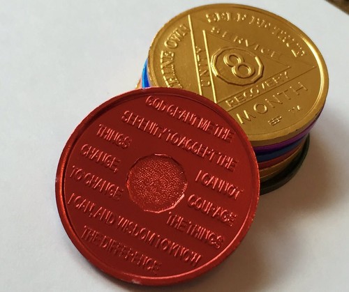 12er Set Recovery AA Medallion / Coins BSP 24hr-11mo Commemorative - Bild 7 von 7