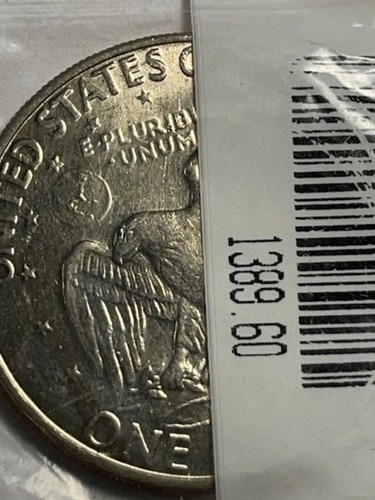 1972 D & 1978 P Eisenhower Dollar LITTLETON SEALED 2 COINS LOT BU - Bild 3 von 4