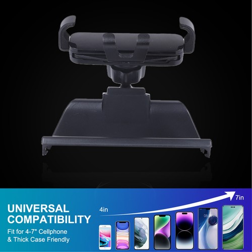 Center Air Vent Mount Bracket Cell Phone Holder For Toyota FORTUNER 2016-2021 - Picture 3 of 10