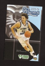 Old Dominion Monarchs--2005-06 Basketball Pocket Schedule--Papa John's Pizza