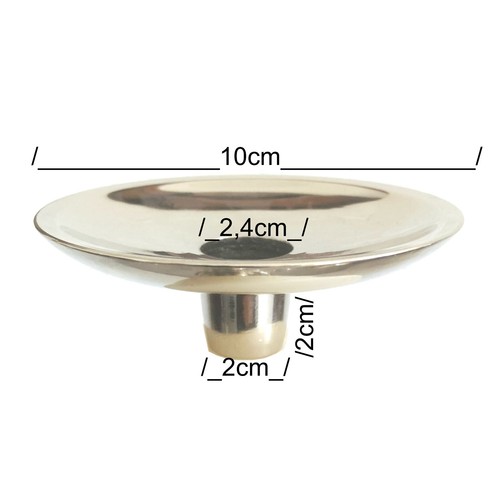 5 x Kerzenleuchter Wachsfangvergrößerung 10cm Tropfschutz Manschette Wachsfang - Bild 2 von 7
