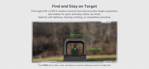 Olight Osight Green - See the Power, 3 MOA, First Magnetic Charging Cover - Picture 16 of 24
