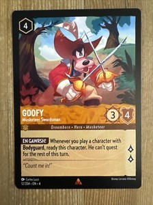 Goofy - Musketeer Swordsman 12/204 (Regular) Lorcana Ursula's Return NM