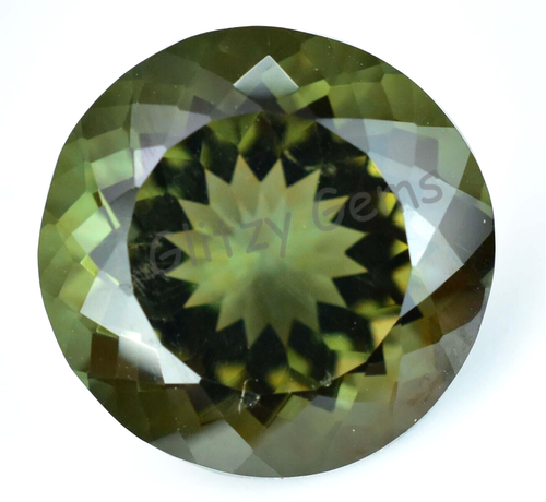 Kunzite naturelle hiddénite 17,50 ct ronde certifiée rare trouvée pierre précieuse en vrac - Photo 4/6