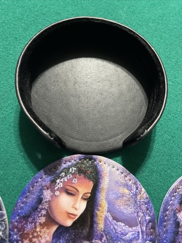 set of six fairy coasters with holder - Picture 4 of 7