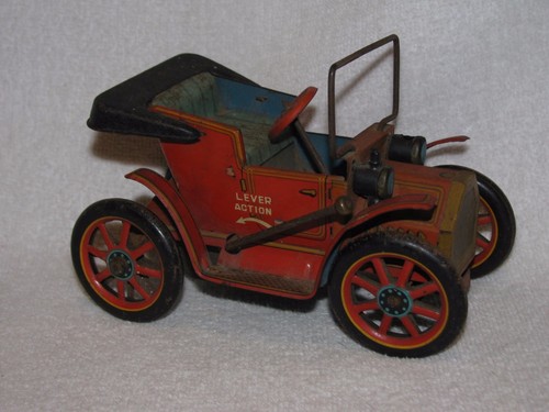 Vintage Tin Automobile Toy Car Made In Japan