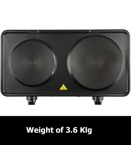 DOUBLE ELECTRIC HOTPLATE 240V 2300W COOKER CARAVAN KITCHEN RV PARTS - Picture 5 of 10