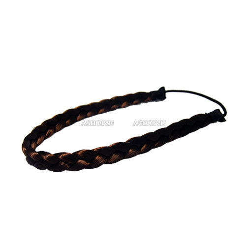 New Synthetic Hair Plaited Plait Elastic Headband Hairband - Picture 5 of 11