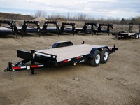2022 SWS 18' H.D. Equipment Car Hauler w/ Pull Out Ramps (2) 7K Axles
