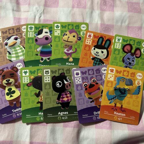 [AUTENTICO] NUOVO Animal Crossing #125-192 Amiibo Serie 2 carte - Foto 1 di 11