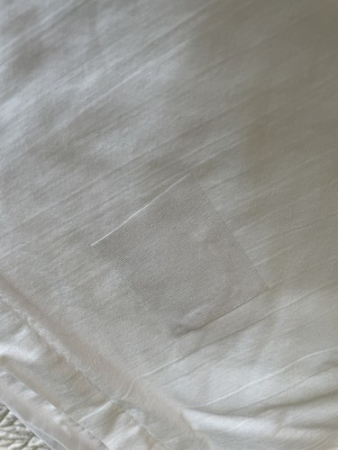 2 Vintage Wamsutta Twin White Percale Embroidered Sheets - Picture 8 of 9