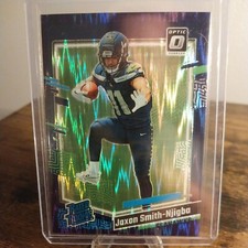 2023 Donruss Optic -Rated Rookie Purple Shock Prizm #293 Jaxon Smith-Njigba (RC)