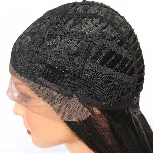Pelucas cortas Bob rectas de encaje sintético para bebé cabello sin pegamento resistentes al calor - Imagen 11 de 12