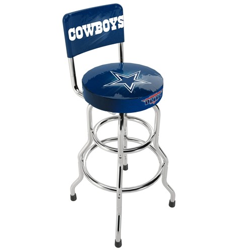 NFL Team Logo Chair Adjustable Swivel Bar Stool High Back Seat Blitz Football - Picture 79 of 192