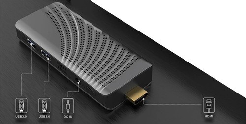 Mini PC Stick Windows 11 Pro Intel N4000 8GB RAM 128GB SSD + Microsoft Office - Picture 6 of 8