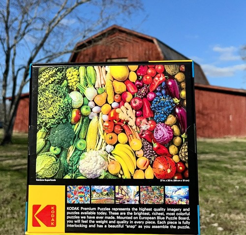 New Colorful 1000 Pieces Superfood Jigsaw Puzzle For Adults & Kids - Picture 2 of 6