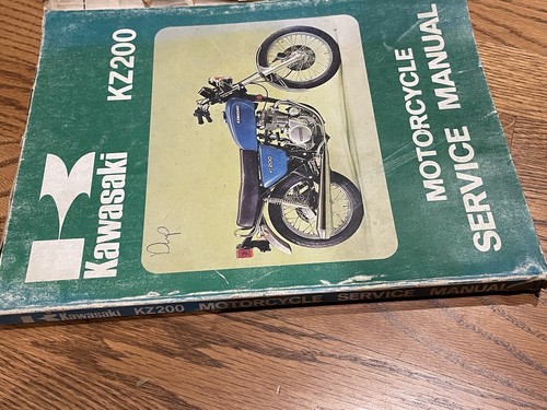 1977 77 Kawasaki KZ200 KZ 200 Service Repair Shop Manual 99931-541-01 OEM SW51B - Picture 4 of 9