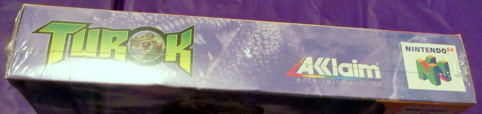 TUROK DINOSAUR HUNTER NEW MEGA RARE N64 NINTENDO 64 1997 Made in Japan $$$ - Image 3 of 4