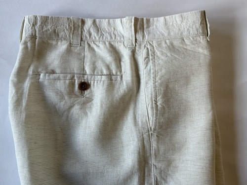 Pantalones Cortos J Crew Mezcla de Lino Para Hombre Talla 31w Beige 9" Entrepierna Preppy Elegante Ambiente Playero - Imagen 10 de 18