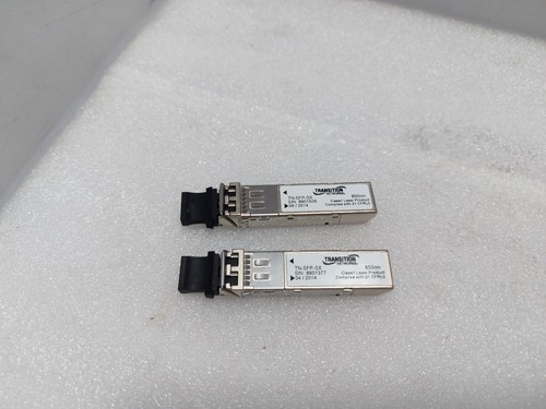Transition TN-SFP-SX Transceiver Ethernet Module 850nm - Lot of 2Pcs - Picture 1 of 6
