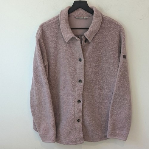 L.L. Bean Mujer 2023 Rosa Acogedora Casa de Vellón Camisa Chaqueta Chamarra Talla Grande - Imagen 1 de 10