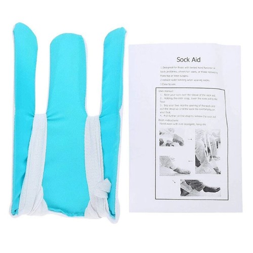 Sock Aid Easy On And Off Stocking Slider Pulling Assist Device Compression Sock - Picture 9 of 21