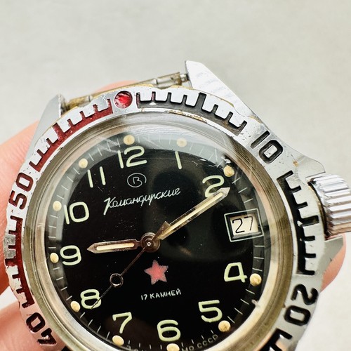 RARE VOSTOK Komandirskie ZAKAZ MO USSR Watch Soviet Military Mechanical Old - Bild 7 von 15