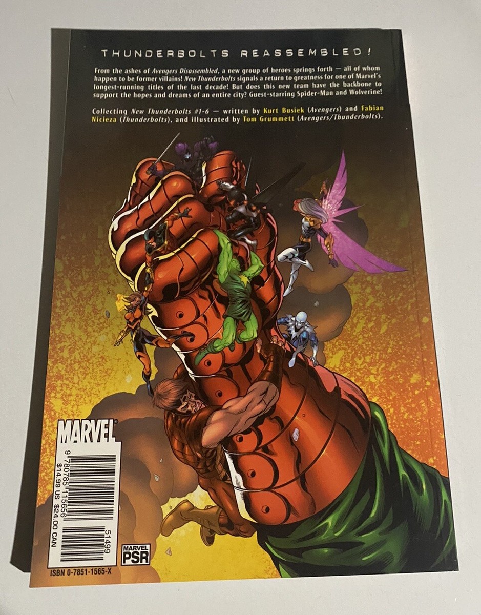 MARVEL COMICS - NEW THUNDERBOLTS Vol 1 & 2 Collected Softcover TPB SET | eBay MARVEL COMICS - NEW THUNDERBOLTS Vol 1 & 2 Collected Softcover TPB SET | eBay