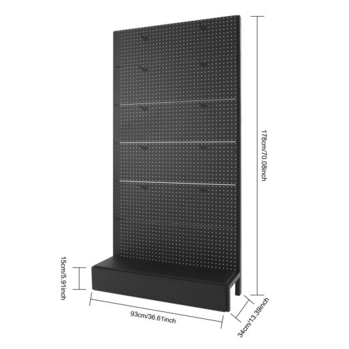 Peg Board Präsentationsständer Verkaufsständer mit 10 Haken Handwerk Messe Präsentationsständer - Bild 2 von 24