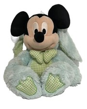 Disney Store Genuine Authentic Mickey Mouse Easter Bunny Costume Plush 14" Tall