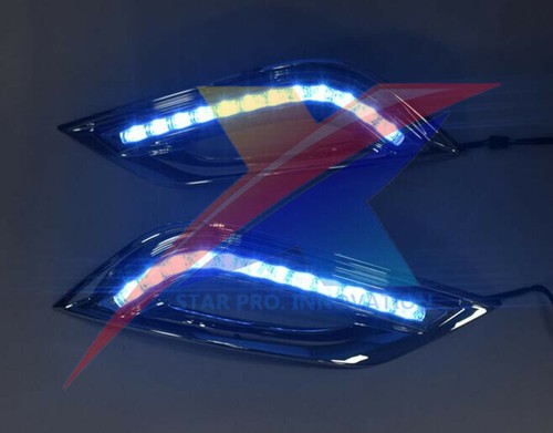 π₯ For Hyundai Sonata 2011-2012 2pcs LED DRL Daytime Running Light 3Colors Refit - Picture 7 of 12