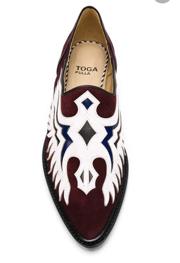 Toga pulla western style loafers womens size 37 | eBay