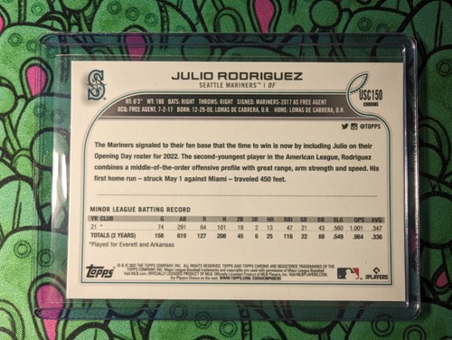 JULIO RODRIGUEZ 2019-2024 Topps Cards ⚾ U PICK 🔥 RC Parallel Mojo Refractor ASG - Picture 43 of 371
