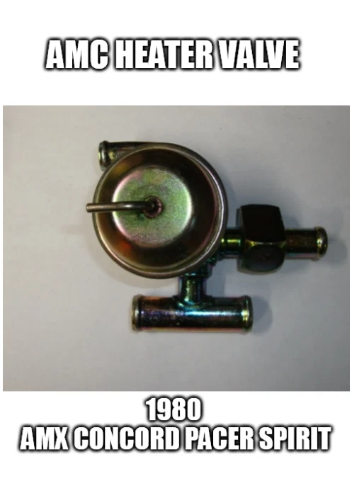 VÁLVULA CALEFACTORA 1980 AMC AMX CONCORD PACER SPIRIT Envío gratuito a EE. UU. Foto 4 de 4