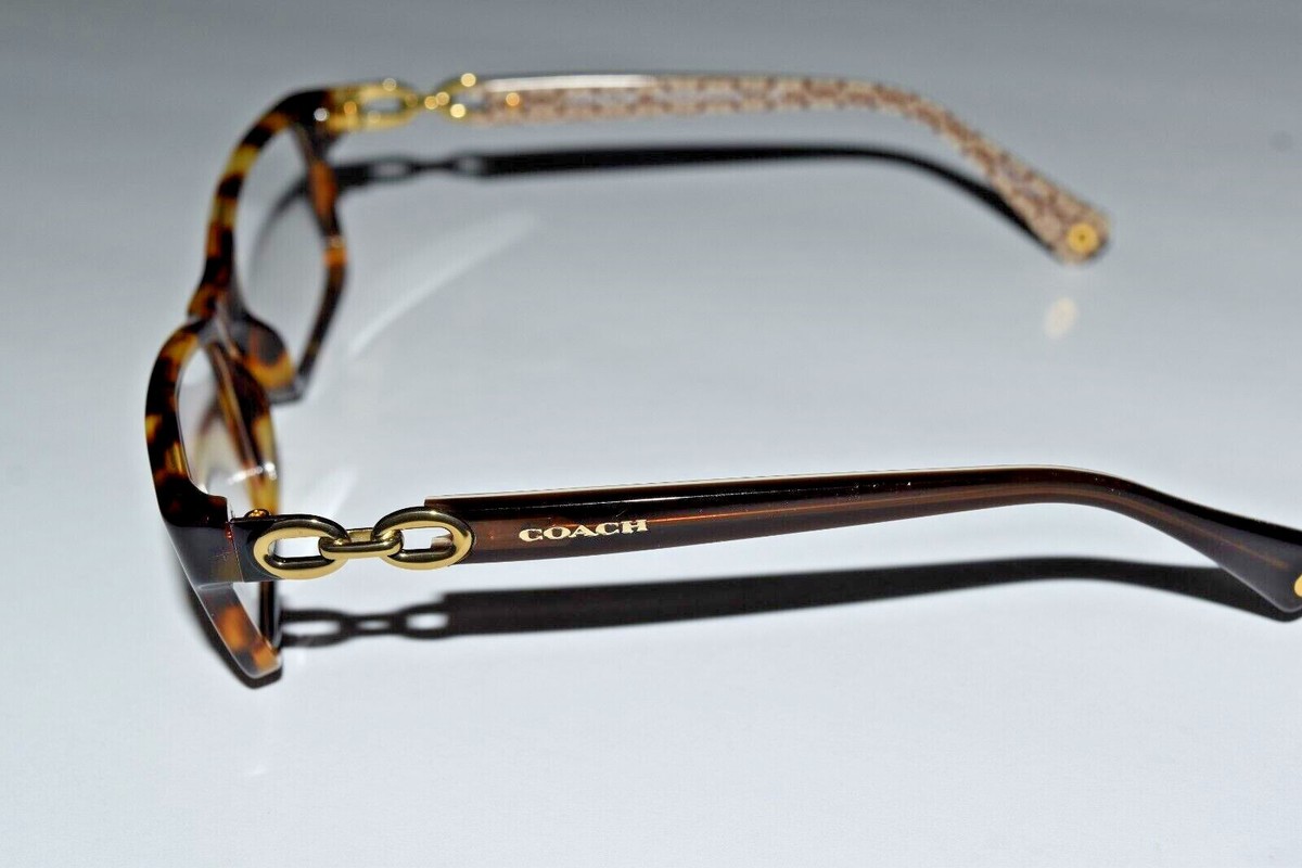 Coach Spotty Tortoise Brown Sand Sig C Fannie HC6052 5238 52