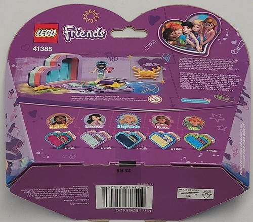 LEGO 41385 Emma's Summer Heart Box Friends - Imagen 2 de 3