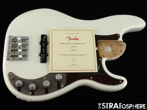 Fender American Ultra P Bass LOADED BODY, Precision USA Arctic Pearl - Picture 2 of 3