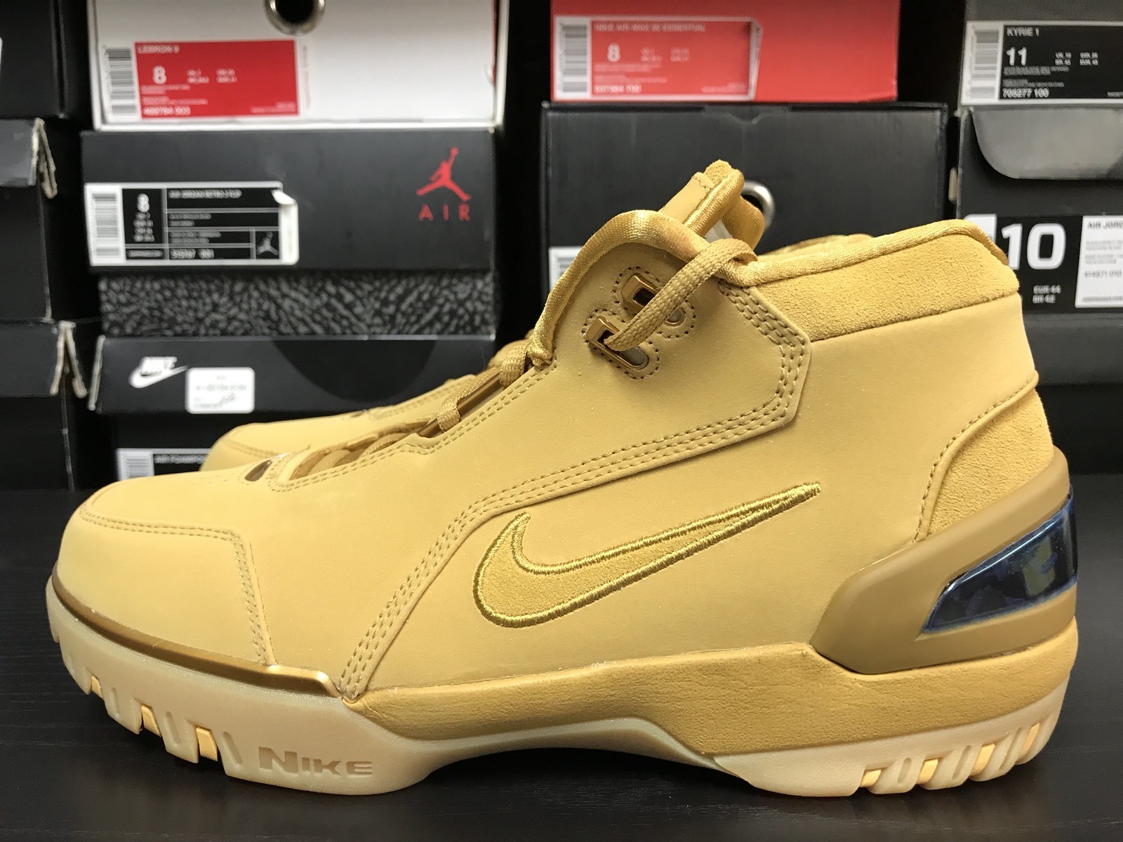 New Nike LeBron 1 Air Zoom Generation Wheat ASG Size 8.5 Retro 2018 New Nike LeBron 1 Air Zoom Generation Wheat ASG Size 8.5 Retro 2018