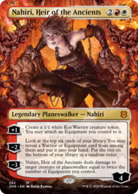 Nahiri, Heir of the Ancients 1x FOIL ZNR MTG Zendikar Rising Mythic MINT red white Nahiri, Heir of the Ancients 1x FOIL ZNR MTG Zendikar Rising Mythic MINT red white