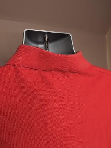 Vintage Polo Ralph Lauren long sleeve polo Shirt Medium Red, - Picture 11 of 13